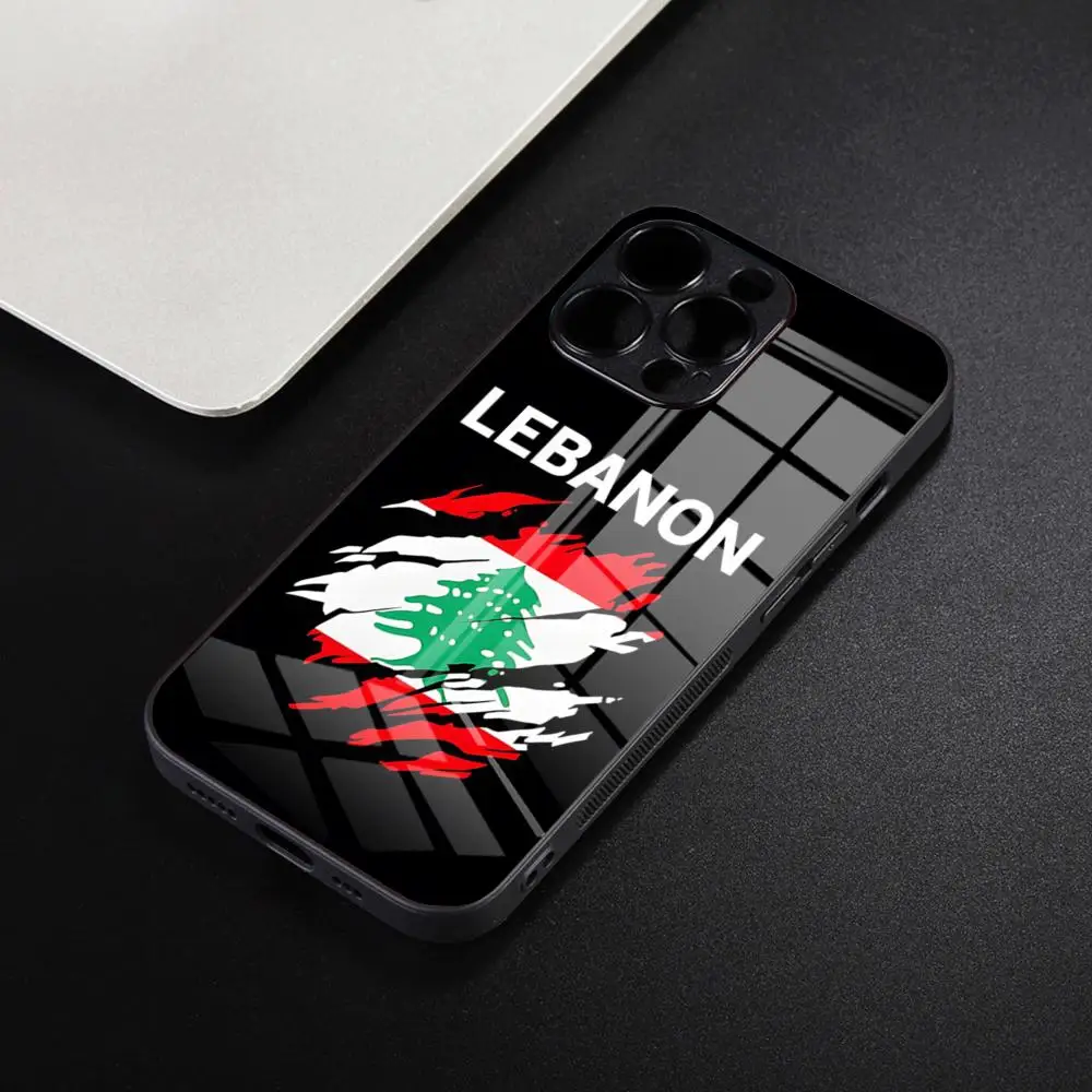 lebanon country flag Phone Case For IPhone 15 14 13 Pro Max 11 12 Mini Alex Mirror For Magsafe Wireless Charging Cover