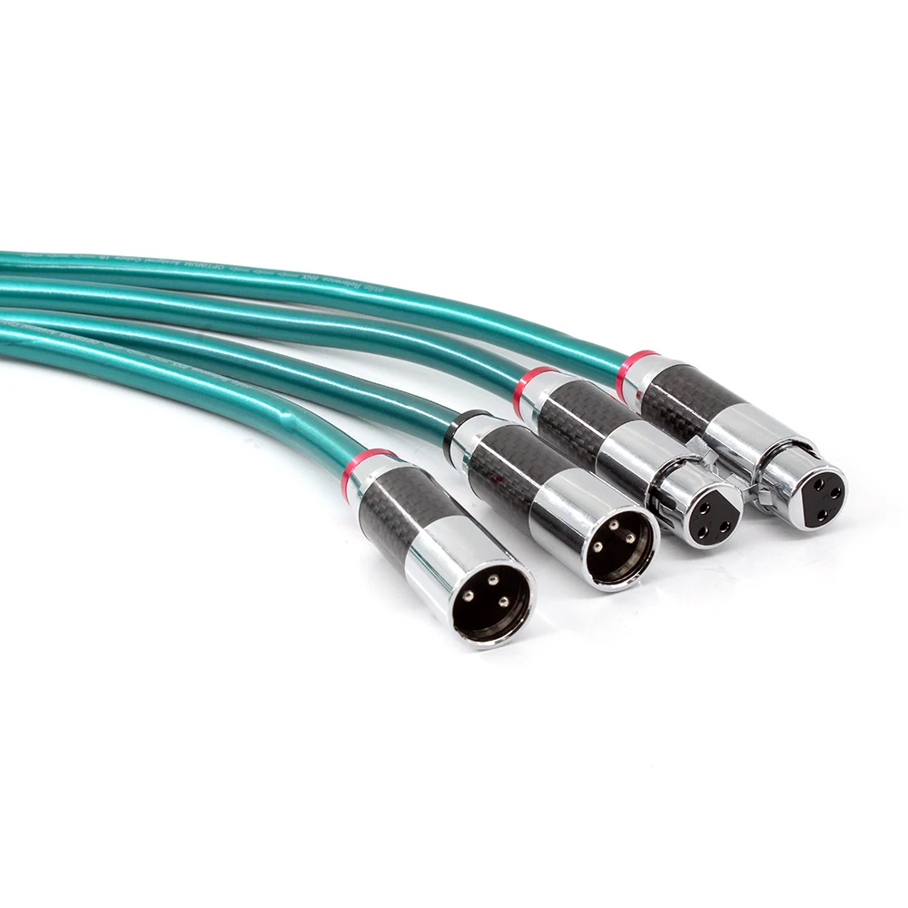 1 Âm Thanh Hi-End HIFI 2 Lõi Đồng Nguyên Chất OFC PCOCC 3 Chân Nữ XLR Đực XLR âm Thanh Cân Bằng Cáp Dây Line
