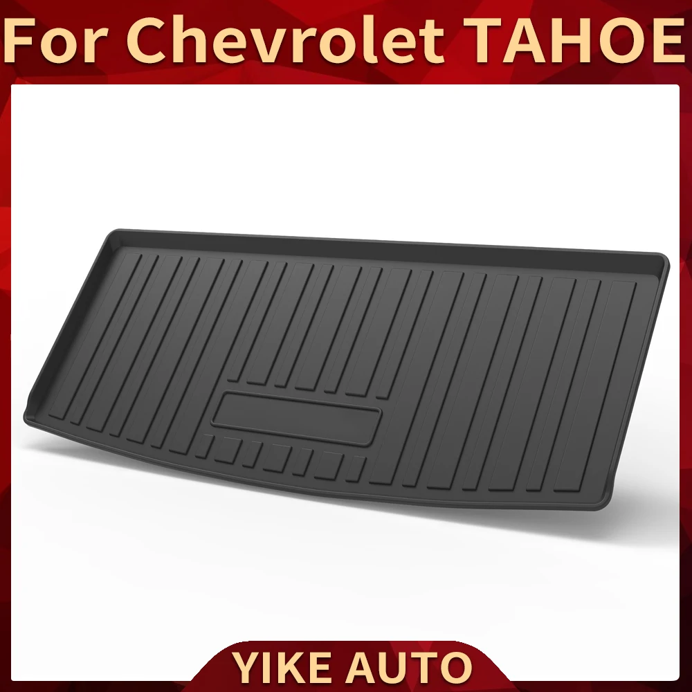 

For Chevrolet TAHOE G5 2021-2024 Auto Car Cargo Liner All-Weather TPE Non-slip Trunk Mat Waterproof Tray Trunk Carpet Accessory