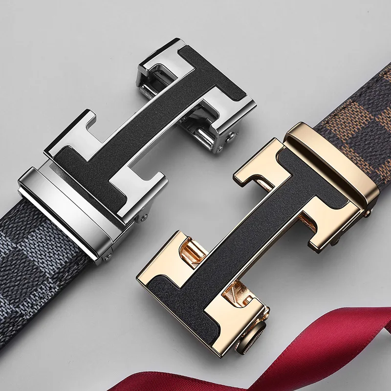 Роскошный брендовый мужской ремень, высококачественный кожаный деловой дизайнерский знаменитый ремень для мужчин, джинсовый ремень, мужской ремень с металлической пряжкой
