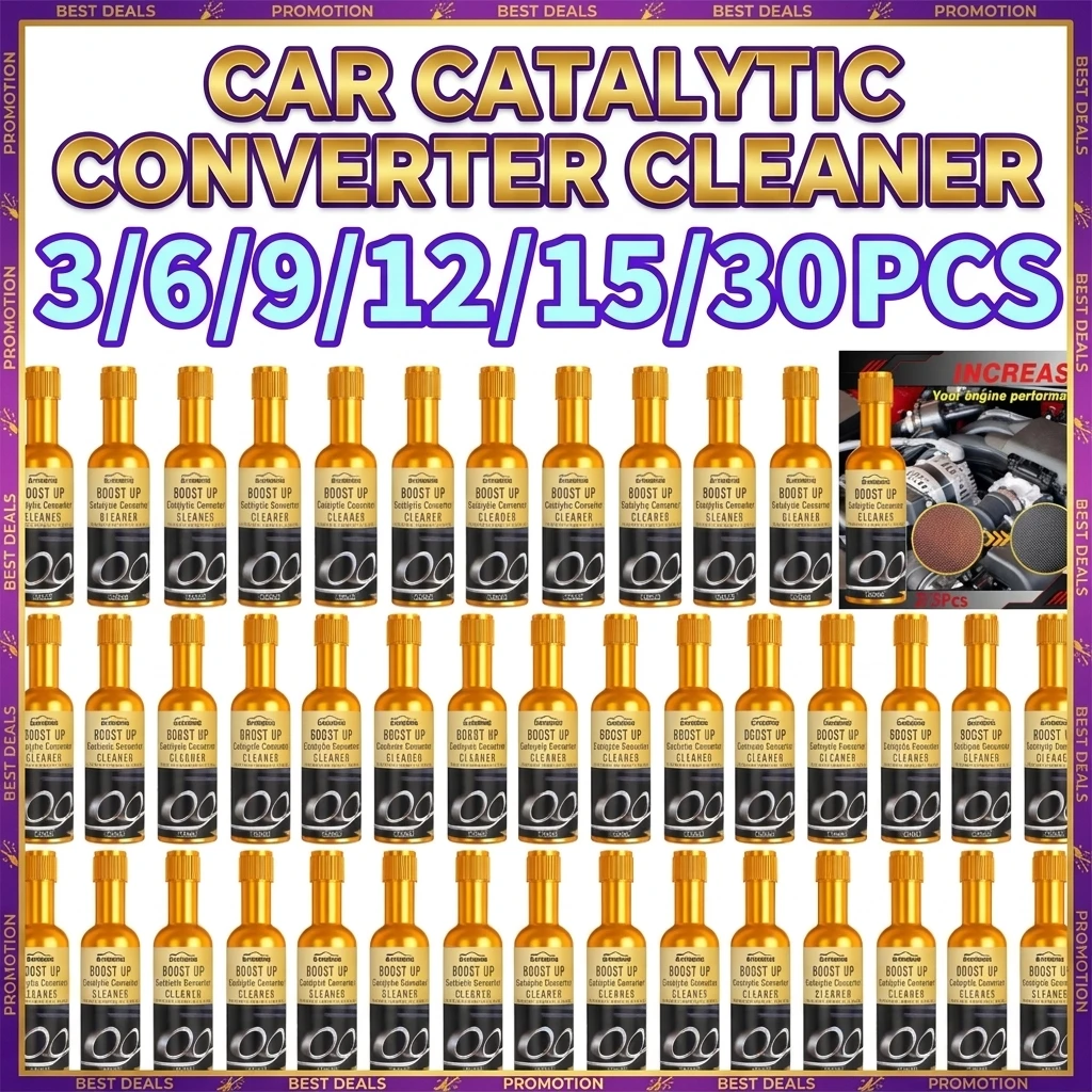 3/6/9/12/15/30PCS Promotion Car Catalytic Converter Cleaners To Automobile Engine CSV Clean Accelerators Automobile Cleaner