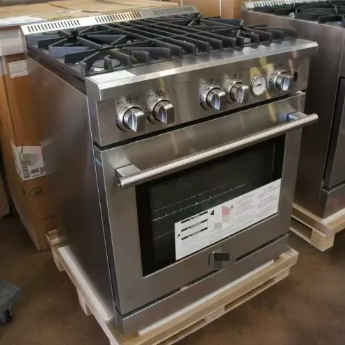 X-13  Five Gas Multi-Head Burner Gas Stove Range with Integrated Oven Gas Stove with Oven