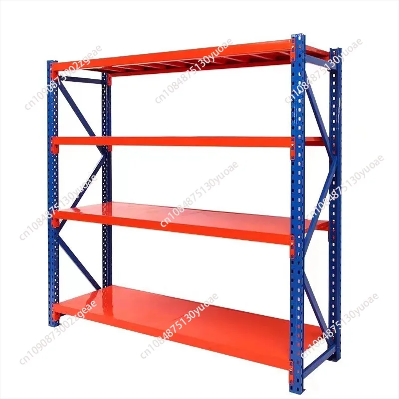 

Industrial Metal Light Warehouse Steel Storage Rack System Adjustable Boltless Metal Shelving Unit