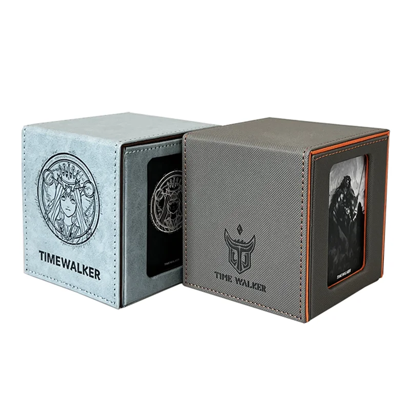 TW Rhombic Elder Dragon EDH Portable Trading Card Portable Storage Case Box PU Leather Deck Holding 105+Double Sleeved CardsTCG