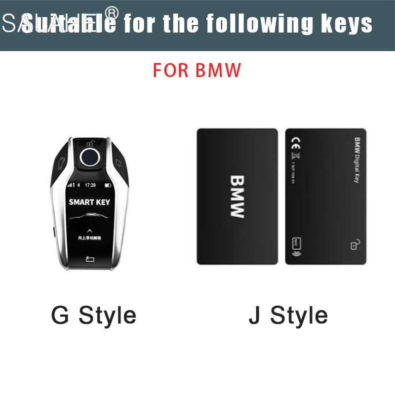 Car Display LED Key Case Cover For BMW 3 5 7 Series G11 G12 G30 G31 G32 G05 G07 X1 X2 X3 X4 X5 X6 X7 i8 Keychain Accessories