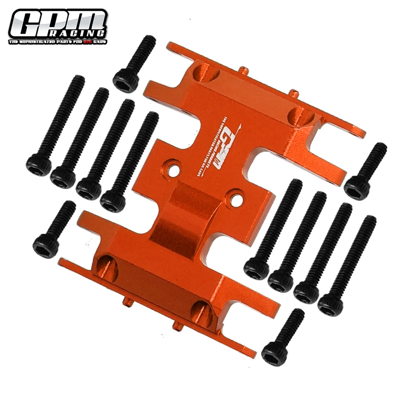 Cubierta de engranaje inferior de aluminio GPM para AXIAL 1/24 SCX24 Deadbolt SCX24 Jeep AXI00002