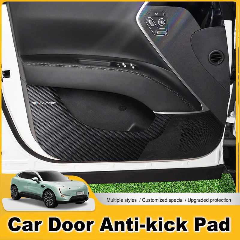 

For Avita 11 Door Anti-Kick Pad Scuff Plate Pedal Decor Waterproof Car Interior Door Sill Protector Sticker Modified Accessory