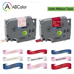 12/18mm Etikett ersetzen für Bruder tze Satin band re34 rn34 r234 rw34 r231 re31 r531 re44 rn44 für Bruder p Touch Label Maker