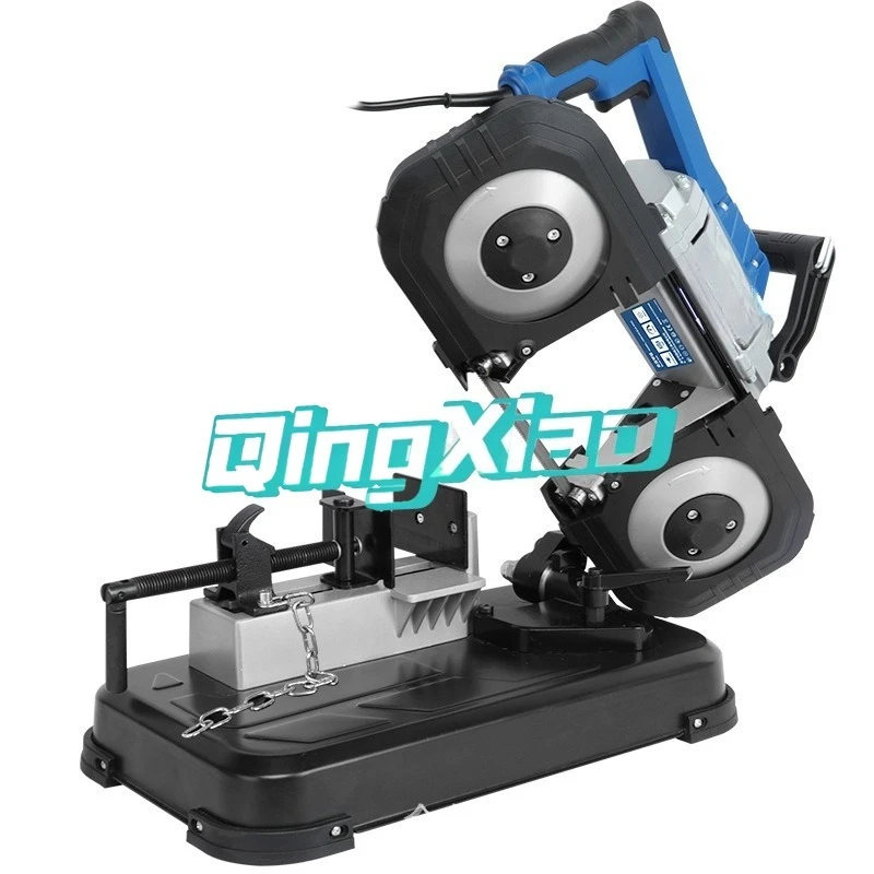

5-inch Metal Band Saw Small Household Tabletop 45-degree Wood and Metal Variable Speed Cutting Machine