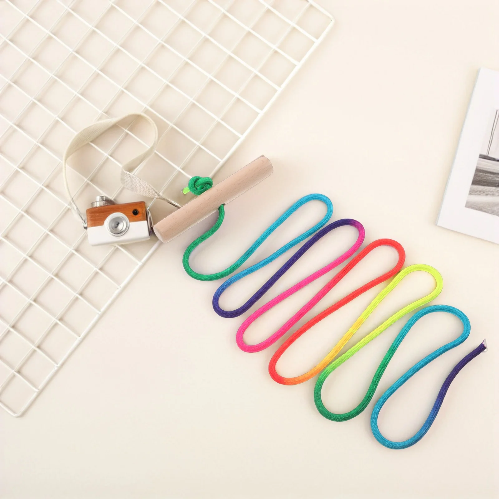 

Heavy Duty Sled Rope With Wooden Handle Adjustable Length Cotton Rope Ideal For Snowmobile Towing Snow Sledding And Winter Sport