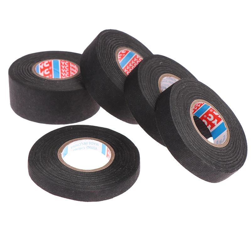 *9/15/19/25/32mm Heat-resistant Flame Retardant Tape  Adhesive Cloth Tape For Car