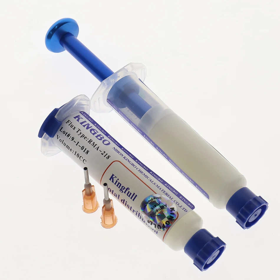 KINGBO RMA-218 No-Clean BGA Rebillage Soudure Boule Réparation Soudure Flux Pâte 10CC