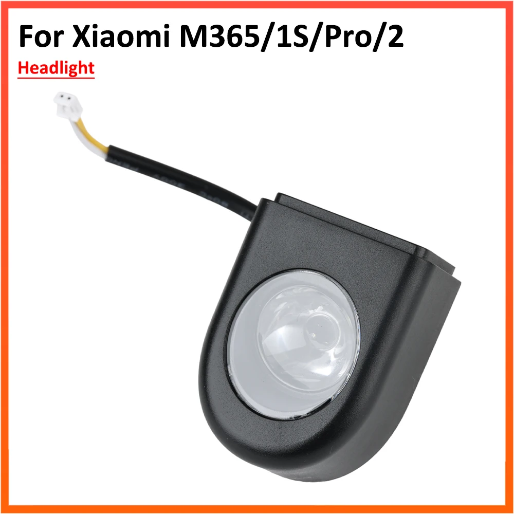 Headlights Front For Xiaomi M365 1S Pro MI Electric Scooter Light Lamp Led Replacement Parts​