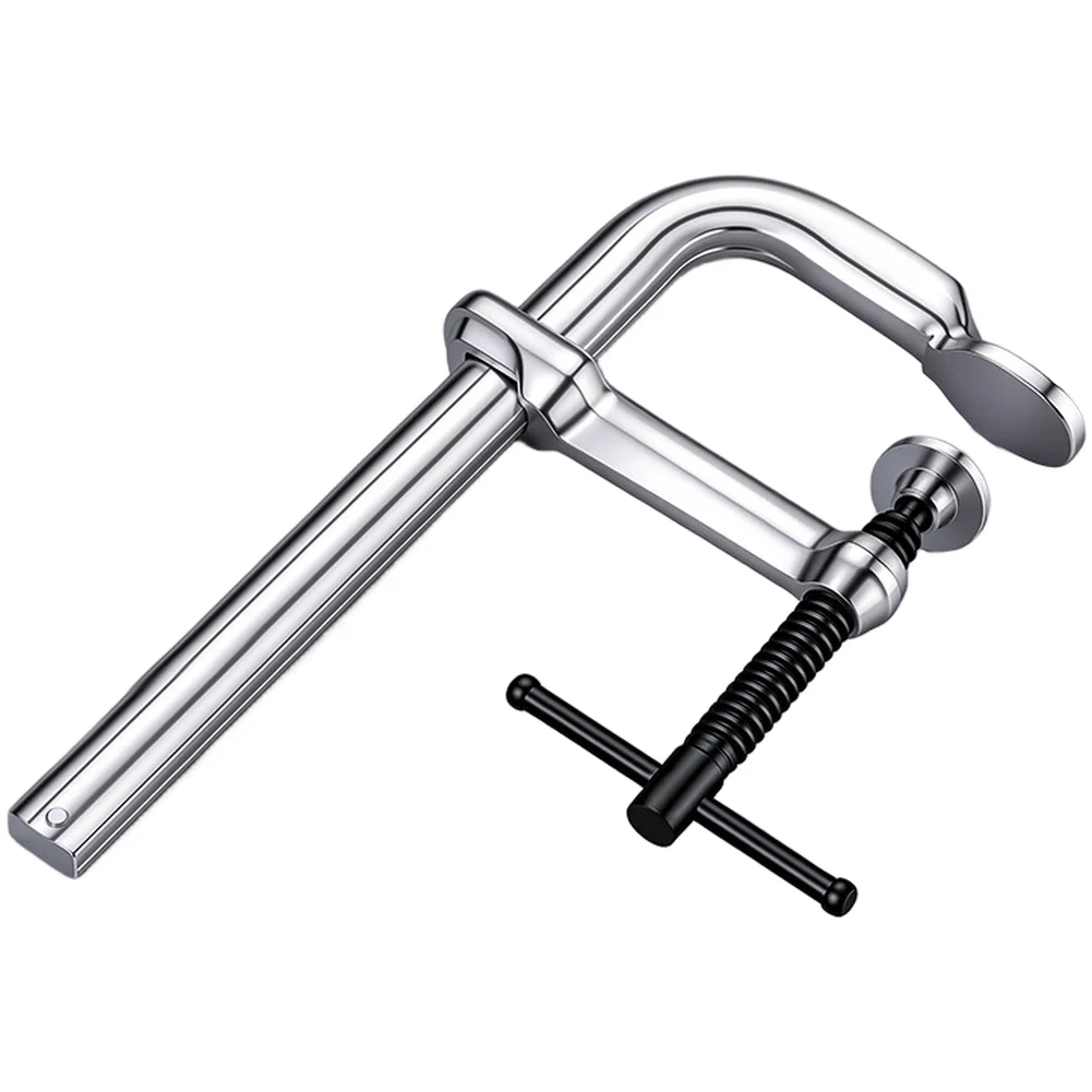 1pc Heavy Duty F Clamp Industrial Grade Forged Steel Woodworking Clamp Quick Release Carpentry Clamps Guide Rail Fixture Clamp