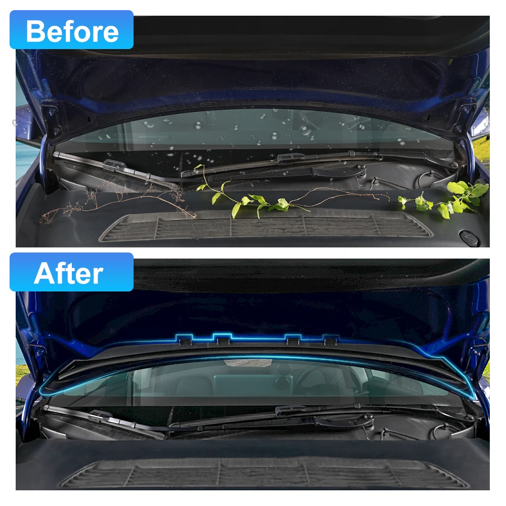 IPENGEN Cofano Anteriore Della Striscia di Tenuta A Prova di Polvere Per Tesla Modello Y 3 2021 2022 2023 Accessori Auto Protezione Della Protezione Della Striscia D'acqua