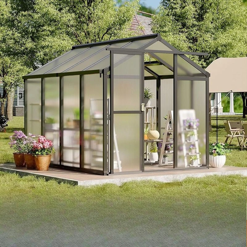2025 الدفيئة في الهواء الطلق الألومنيوم الدفيئة حديقة الزراعة الدفيئة