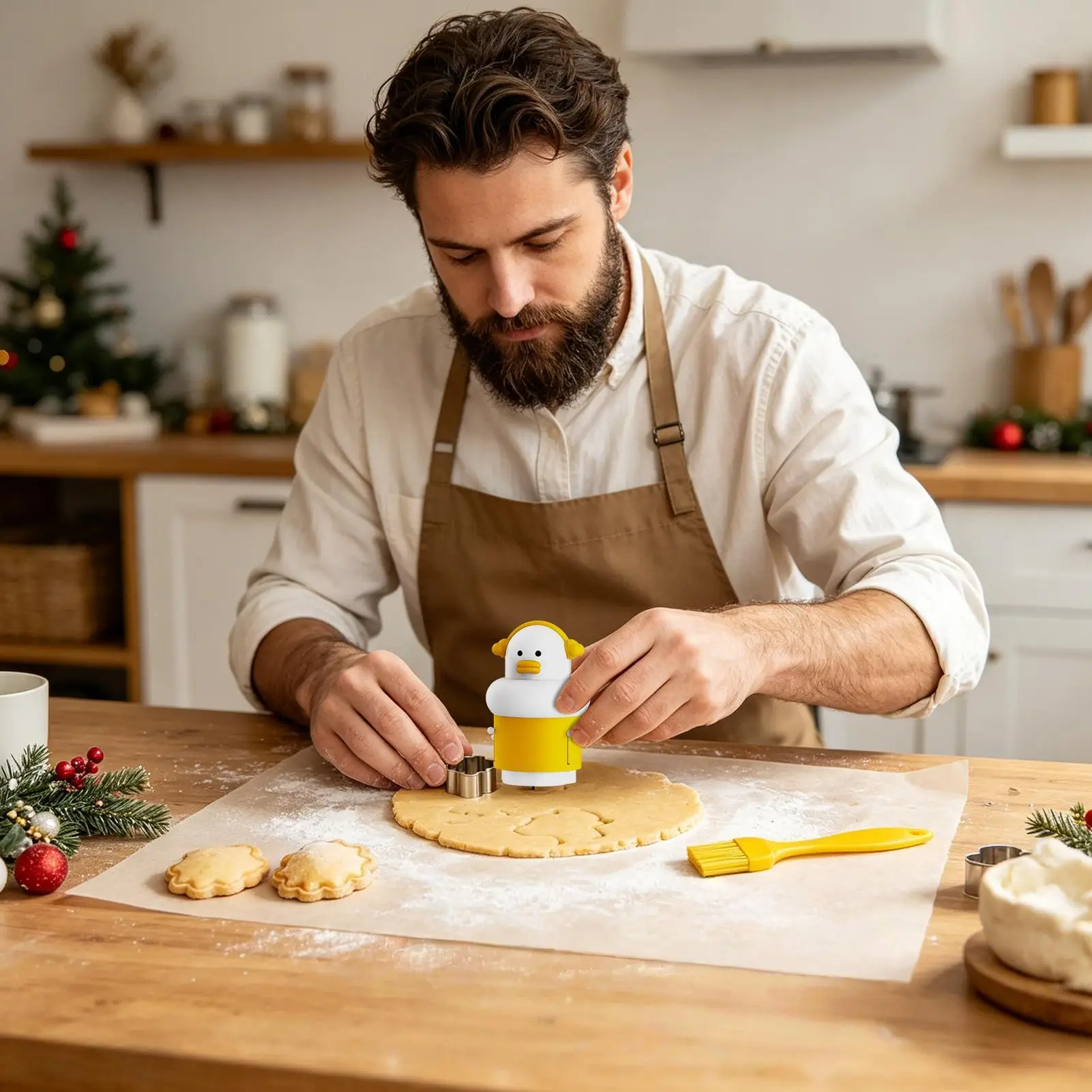 Juego de 6 moldes de repuesto para estampar galletas, moldeador manual de alimentos, prensa para hacer dumplings, empanadas, ravioles, gyozas y pasteles.