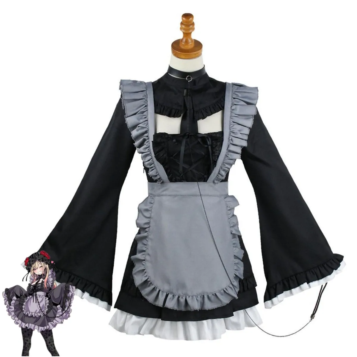 Anime My Dress-Up Darling Kitagawa Marin Inui Sajuna Gojo Wakana Cosplay Costume School Uniform Dress Wig Man Woman Sexy Suit - Image 6