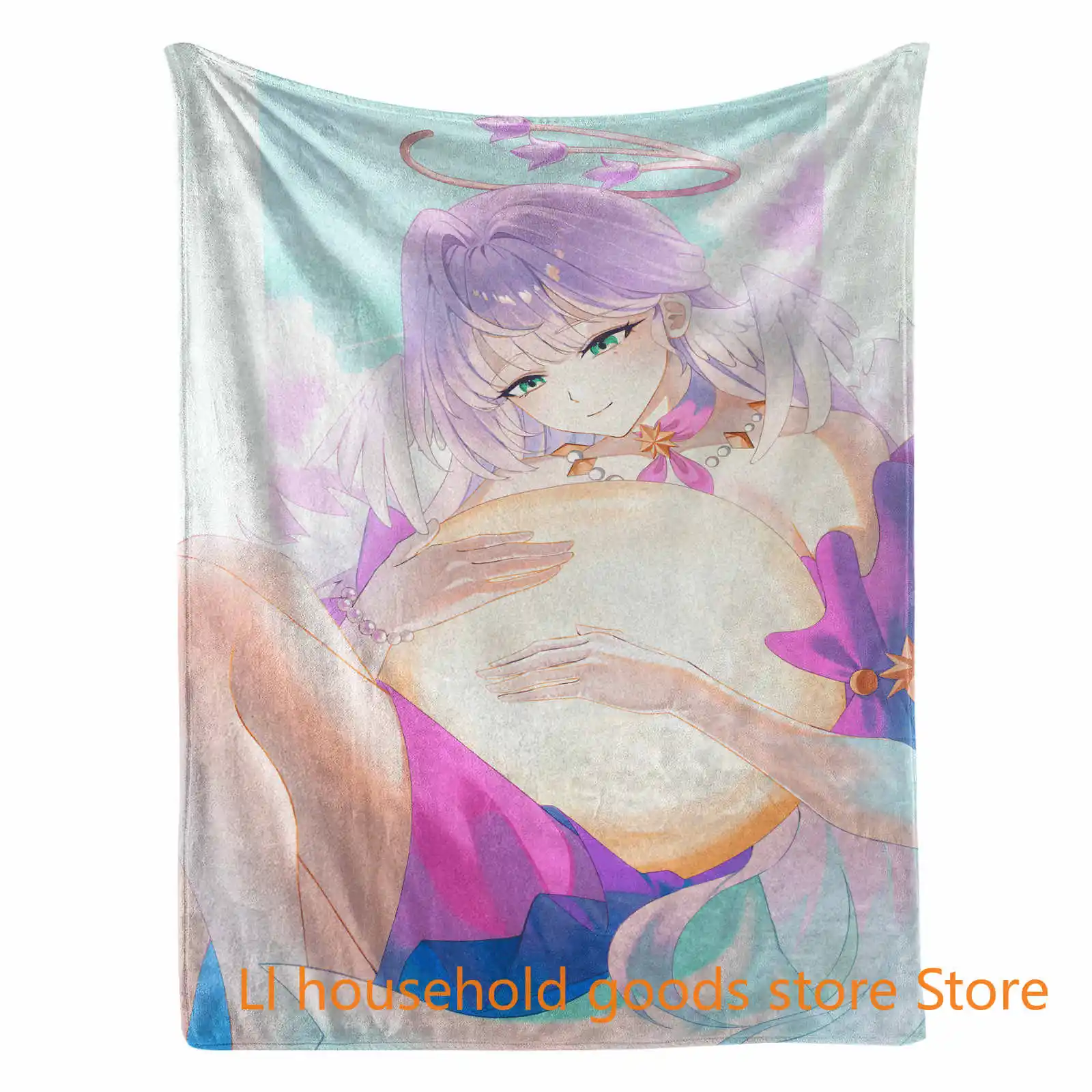 هونكاي روبن الفانيلا رقيق بطانية لحاف ناعم رشاقته بطانية قطيفة الكرتون أريكة بطانية الطفل الكبار هدية #4