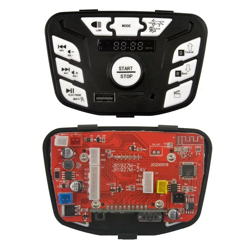 JR1927M-24V JR1927M-Z ไฟฟ้า Central Control จักรยานเด็กเครื่องเล่นเพลงมัลติฟังก์ชั่นบอร์ดควบคุมหลัก