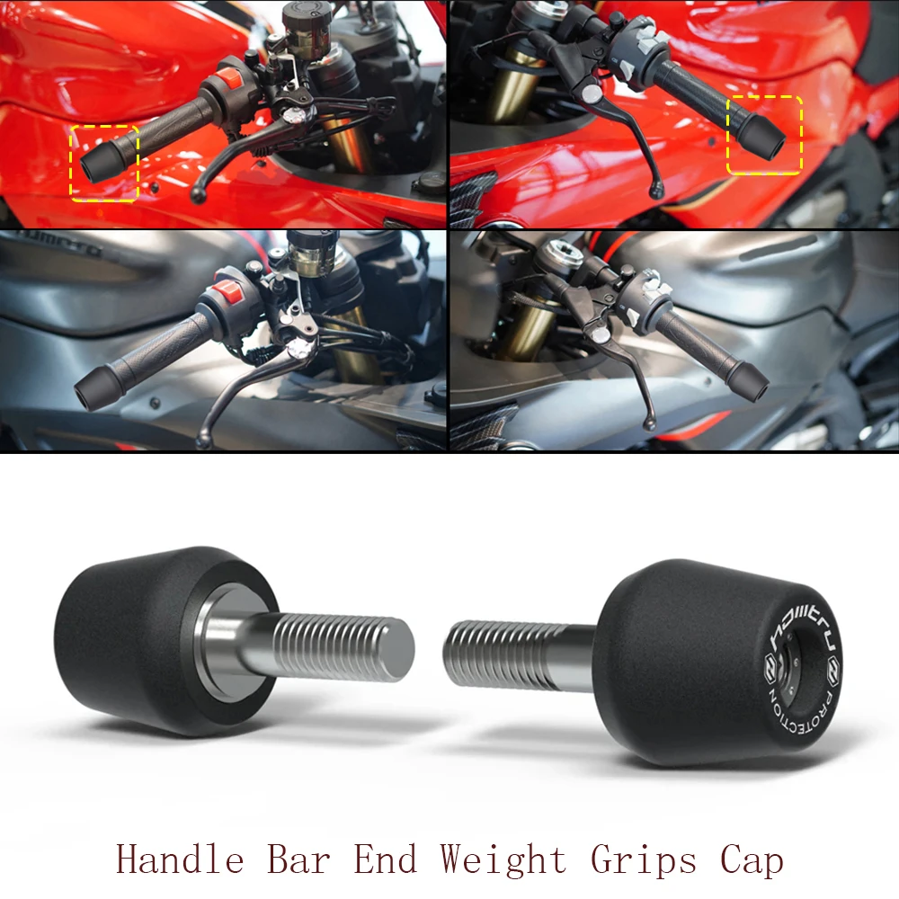 

For BMW R nineT /Pure /Urban G/S /Racer /Scrambler 2013-2023 motorbike Handle Bar End Weight Grips Cap