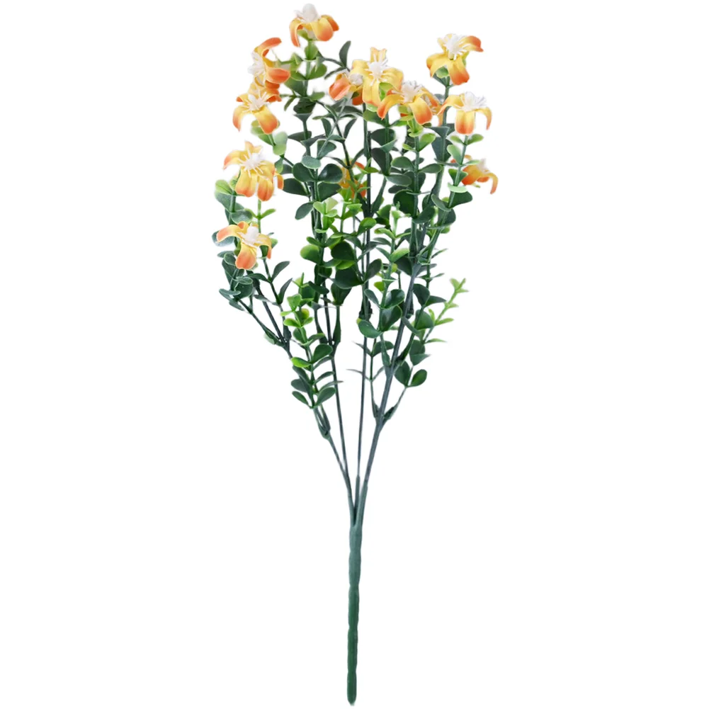 Artificial Gypsophila Potted Plant Decorative Bouquet for Table Centerpiece Shelf Display 35cm Lifelike Design