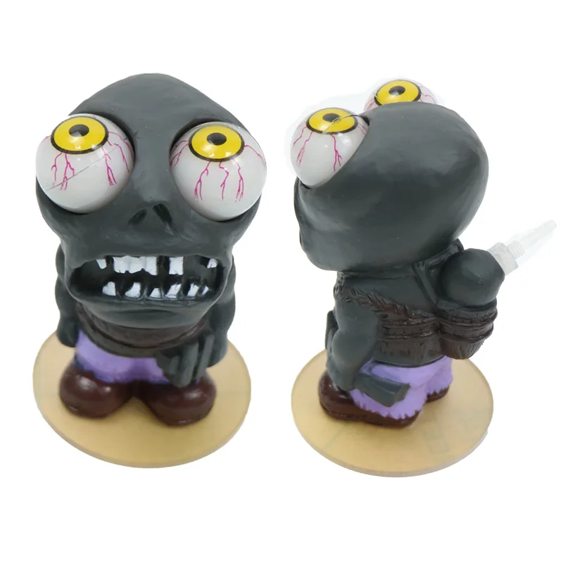 Car Turbo Explosive Eye Doll Car Boost Eye Zombie Toys To Decompress Ornaments Big Eye Dolls Auto Accessories Styling