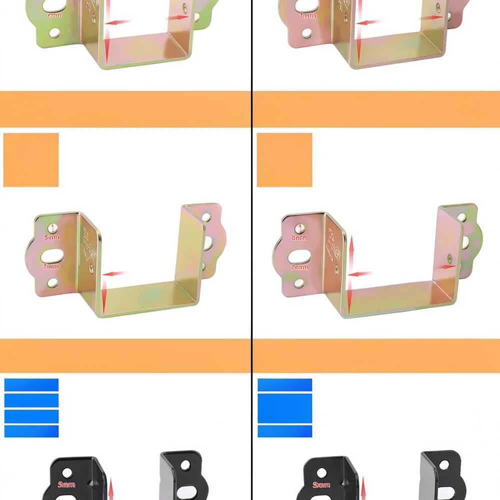 Reliable Bed Rail Hook Hinge Bracket Heavy Duty Steel For Sikeyuan Furniture Frame Assembly Connector Hardware Part