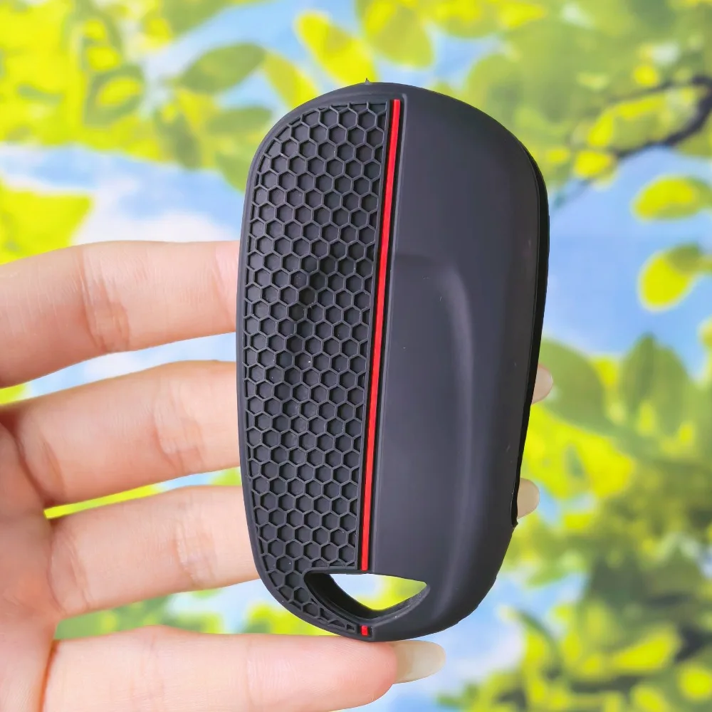 Auto Flip Key Fob Honeycomb Anti-slip Silicone Cover For Opel Vauxhall Astra K Corsa E Cascada Adam Mokka Insignia B Zafira C