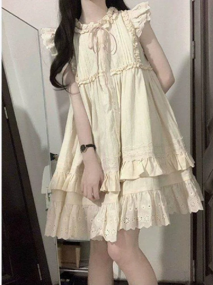 معطف Sweet Summer ort Dr مع Flng Sves للنساء ذو المقاسات الكبيرة من سلسلة Earlette First Love