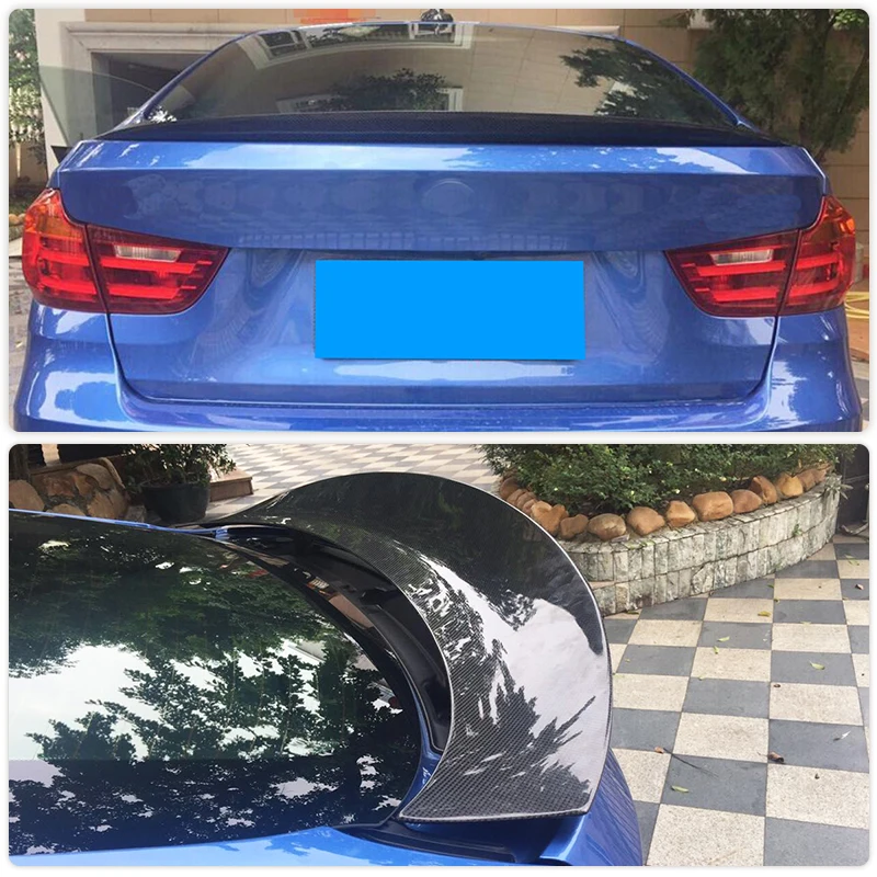 Carbon Fiber Car Rear Trunk Spoiler Wings for BMW 3 Series F34 GT Hatchback 4-Door 2014-2017 Rear Spoiler Boot Lid Wing Lip