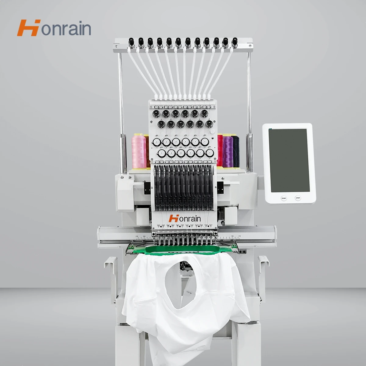 Good Quality Industrial Popular Embroidery Machine 1 Head 9/12 Needles Embroidery for Cap Sewing Flat Machine