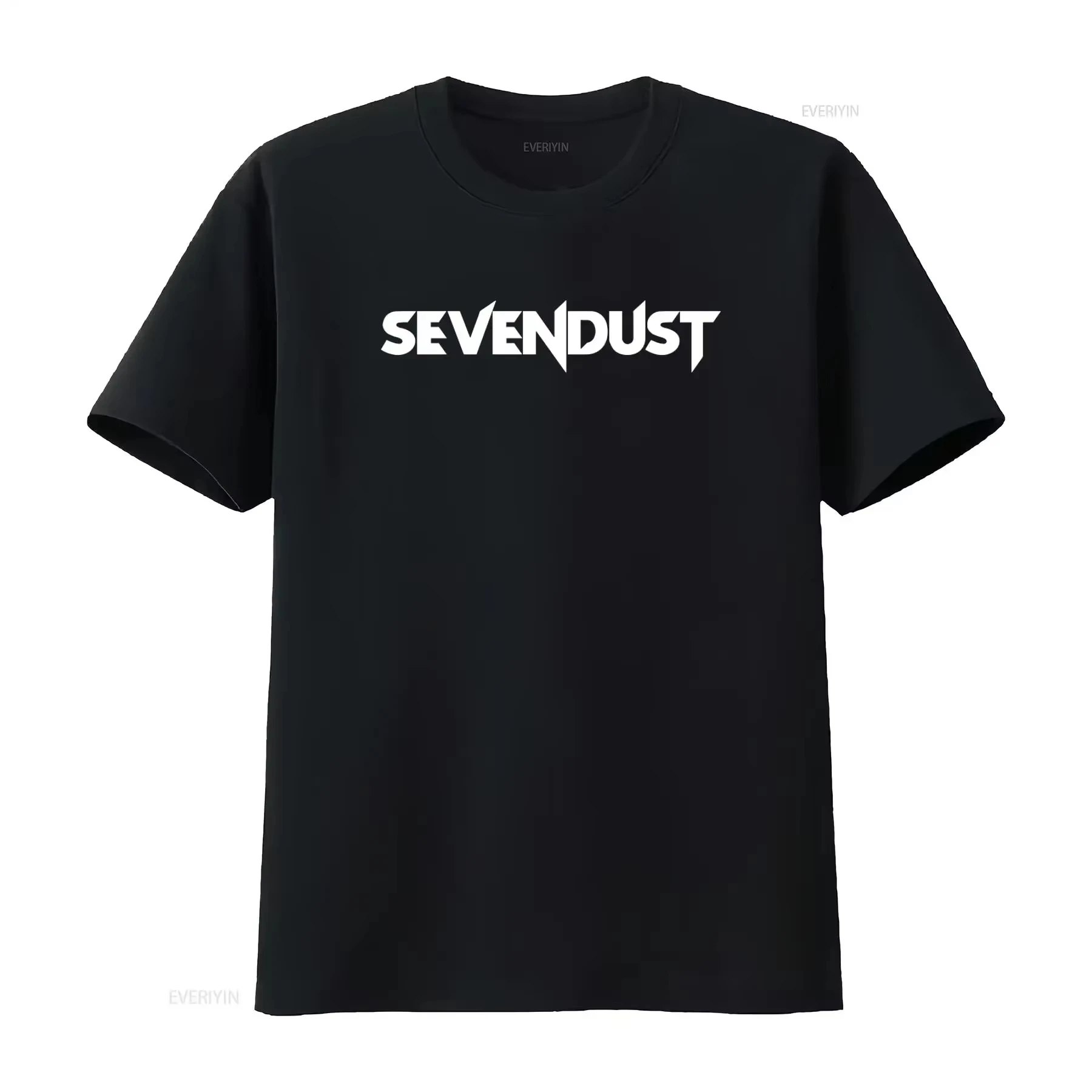 SEVENDUST Band Logo T Shirt Available in All Sizes S XXL Classic Colours Black White Vintage Washed Stretched Slightly