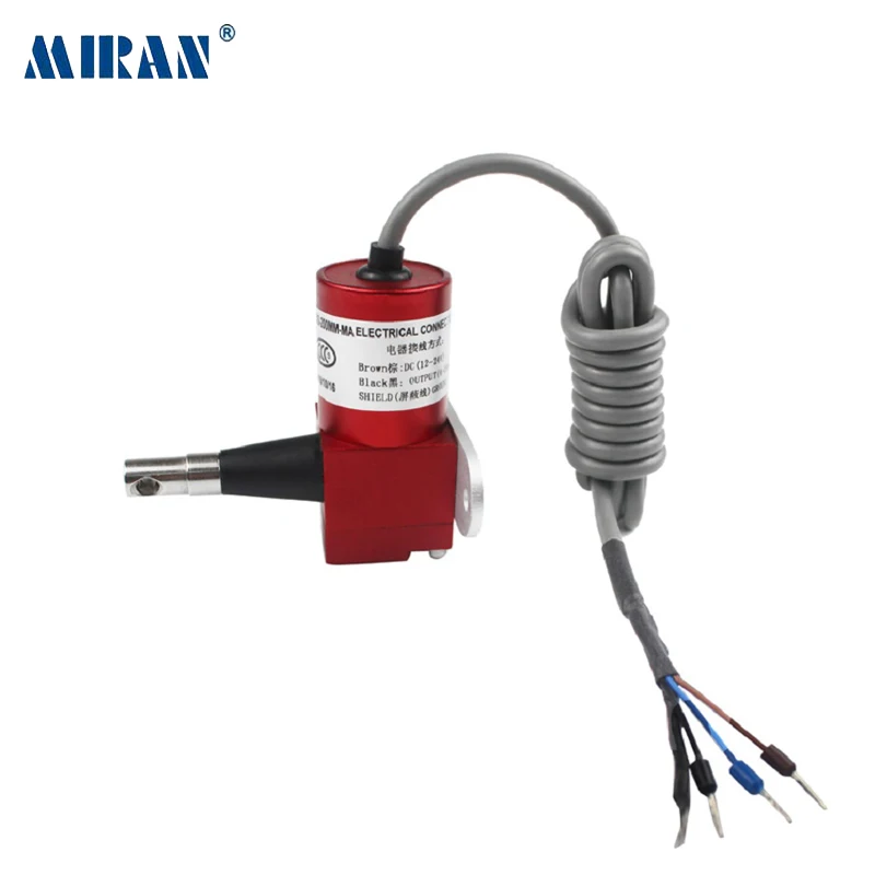 2026 MIRAN MPS-XXXS-R 100mm-350mm DC24V Draw Wire Displacement Sensor 0-5K Output Compact Design for Position Measurement