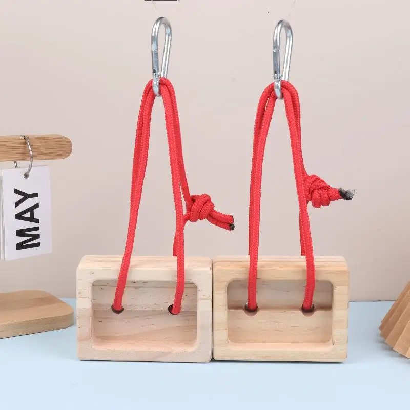 Climbing Hangboard Climbing Fingerboard W Hanging Rope Climbing Training Board For Finger Strength Grip Power Forearm Training