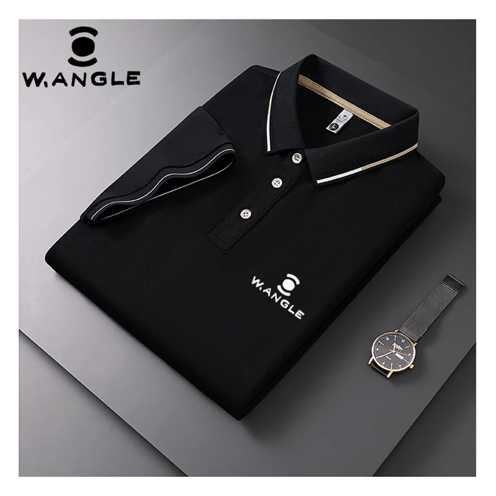 

WANGLE Golf Polo Shir Summer New Men's and Women's Polo Collar Casual Business T-shirt Fashion Outdoor Sports Top POLO Shirt