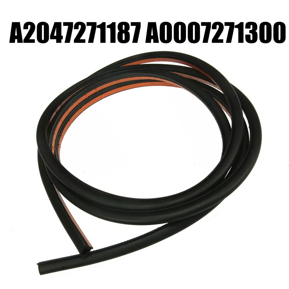 Car Repair Front Door Seal Vehicle Maintenance Replacement Installation Wear-resistant Black Color For Various Models