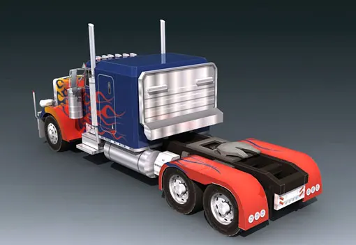Vehicle Model 124 Hand-made DIY Game Peripheral Paper Model Desktop