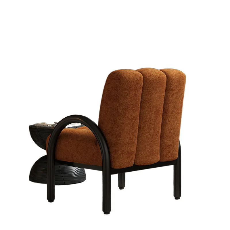 

Medieval fabric designer single sofa chair retro living room balcony lazy