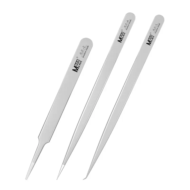 MaAnt Warblade-A precision non-magnetic tweezers for burrs integrated circuit repair mobile phone mother Professional tweezers