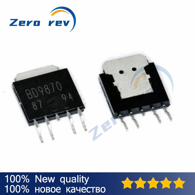 5Pcs 100% New BD9870FPS-E2 BD9870 BD9703FP-E2 BD9703 TO-252-5