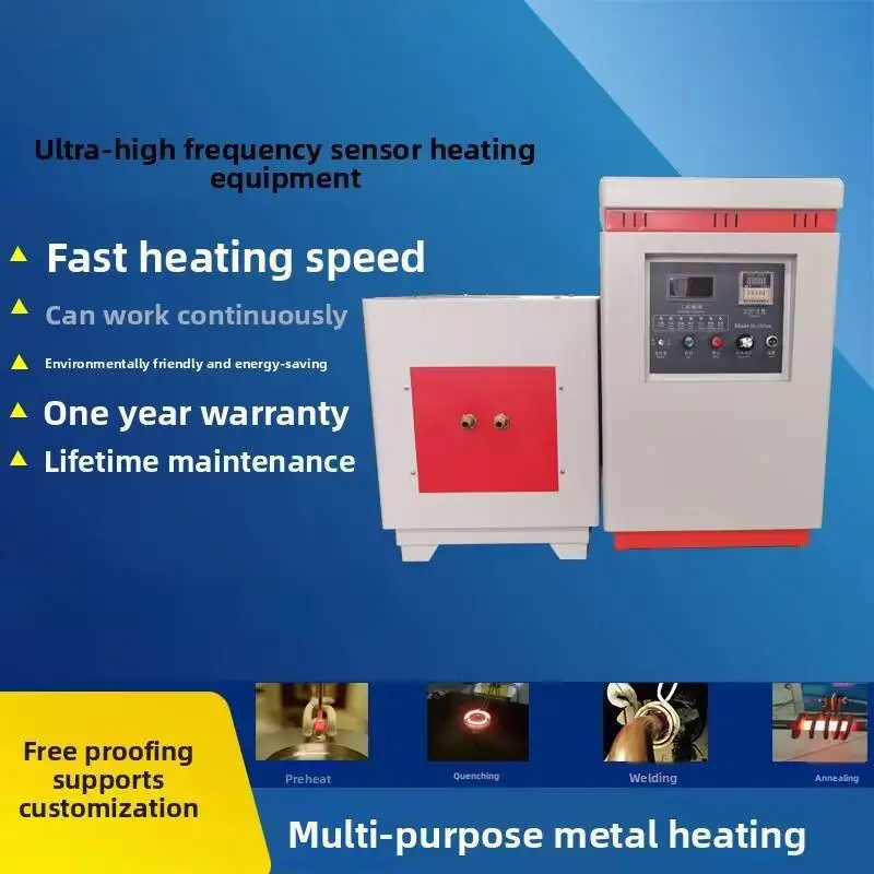 Temperen Gloeien Lassen Hoogfrequente Oven 20KW-80KW Ultra Audio Inductie Verwarmingsapparatuur