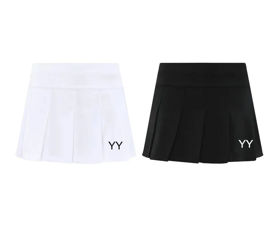 2025 New YY Badminton Skirt Tennis Skirt 220100BCR Anti-exposure Breathable Quick-drying Slim Style Fitness Sports Skirt