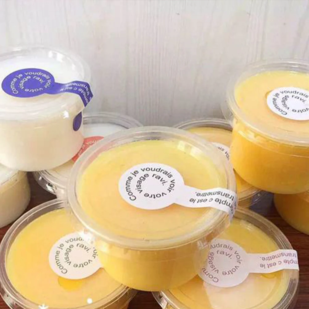 50PCS 140ml Disposable Transparent Dessert Box Plastic Container Clear Portion Cups Bowls With Lids For Mousses Sauce Yogurt