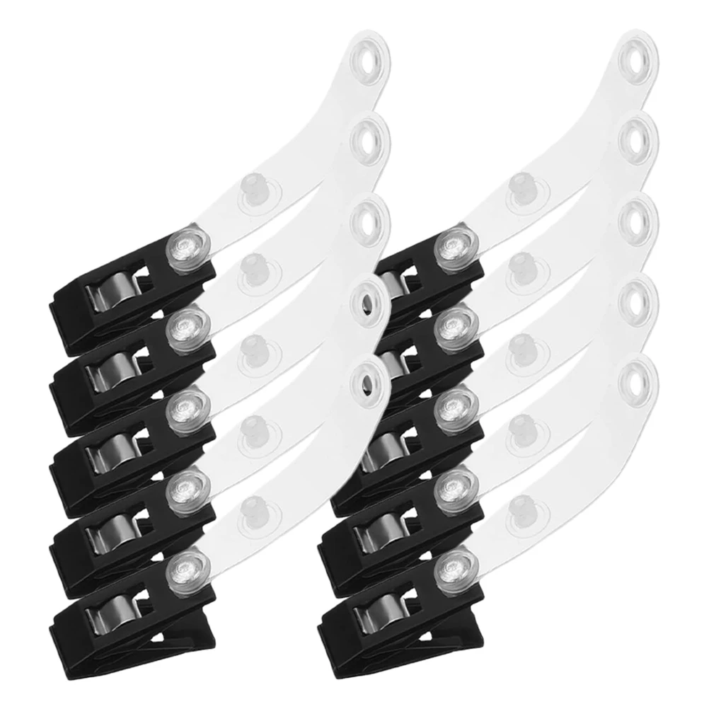 

40pcs Windproof Clips Anti-Wind Clamps Durable Weather Resistant Garden Banner Clips Lawn Fixing Stoppers Yard Banner Clamps