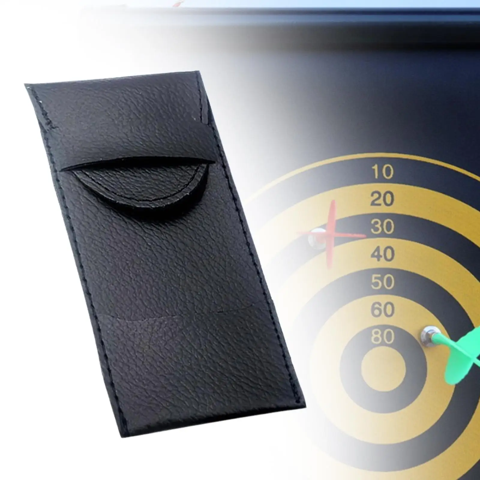 

Durable PU Leather Bolt Bag Case Organizer for Bolt Tips Shafts and Flights Compact Storage Solution for Home and Travel