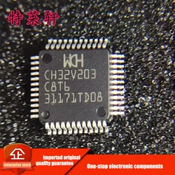 (10 pieces) New Original CH32V CH32V203 CH32V203C8 CH32V203C8T6 LQFP48 Chipset