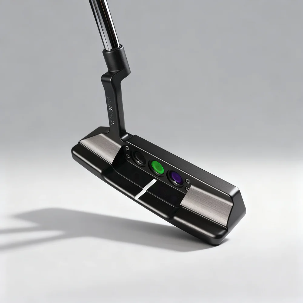 All-Black GSS 303 Stainless Steel Golf Putter | Dual Adjustable Weights + American Grip | Free Headcover & Wrench Included