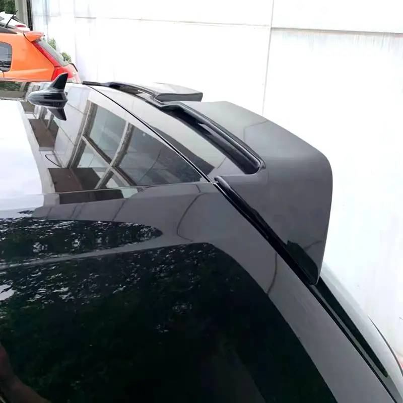 ABS Spoiler for Golf 7 GTI Rline 2014- 2017 Matte Black Carbon Fiber Spoiler Car Rear Wing Spoiler for Golf Rear Trunk Wing