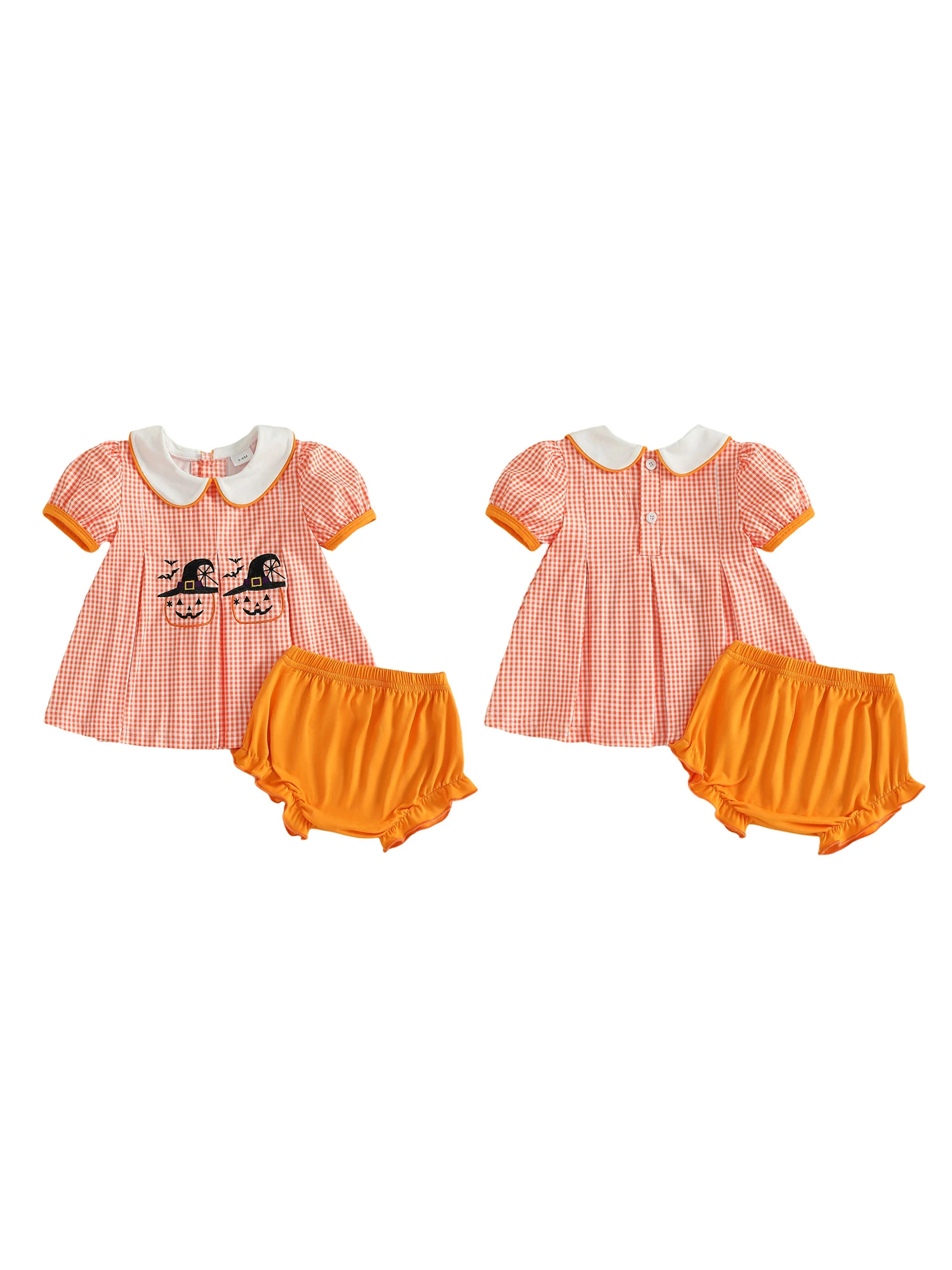 طقم ملابس للفتيات الصغيرات بأكمام طويلة وطبعة زهور مع حاشية مكشكشة وسروال قصير من قماش الدنيم ملابس عصرية للأطفال لفصل الخريف